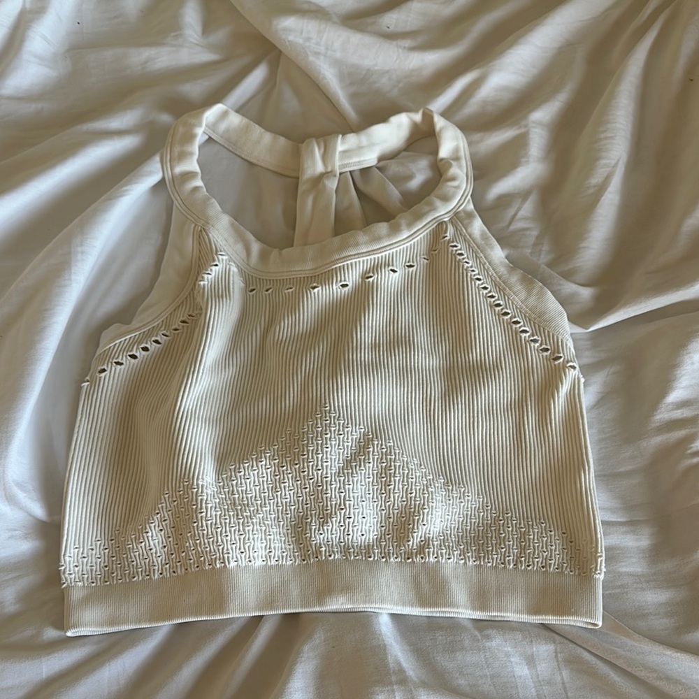 Free people tank top white/cream medium